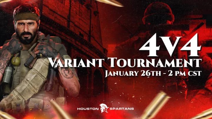 Houston Spartans 4v4 BO3 Variant tournament